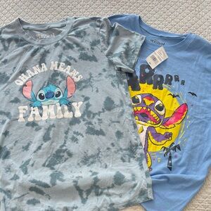 2 Disney' Stitch T-Shirts XL